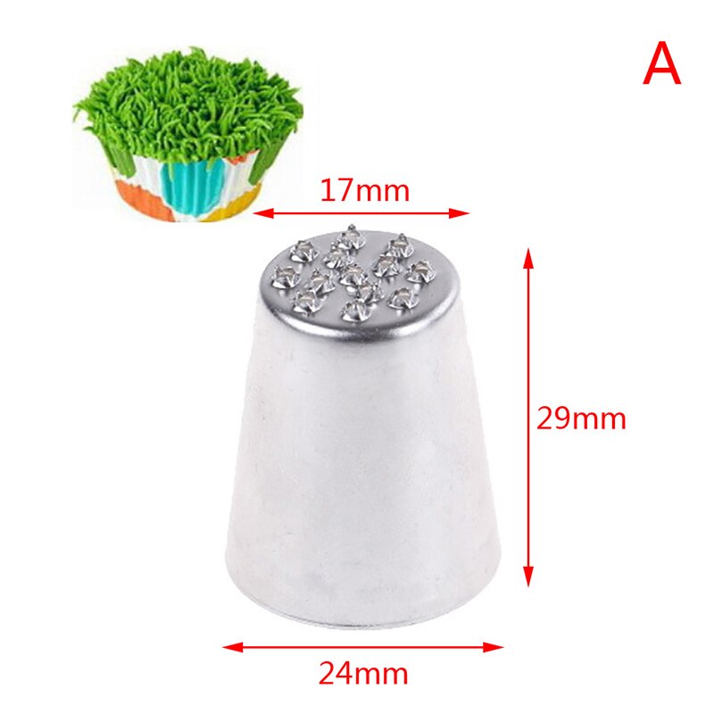 Boquillas de manga pastelera de acero inoxidable, equipo de repostería, accesorios de panadería para pasteles, utensilios de cocina Mew: 1PC A