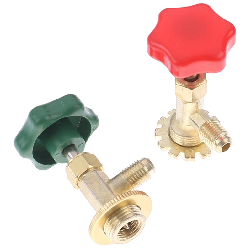 Til bil aircondition kølemiddel åben 1pc sae auto ac kan tappe ventil flaskeåbner  r134a m14 / 1/4 "lækagesikker switch