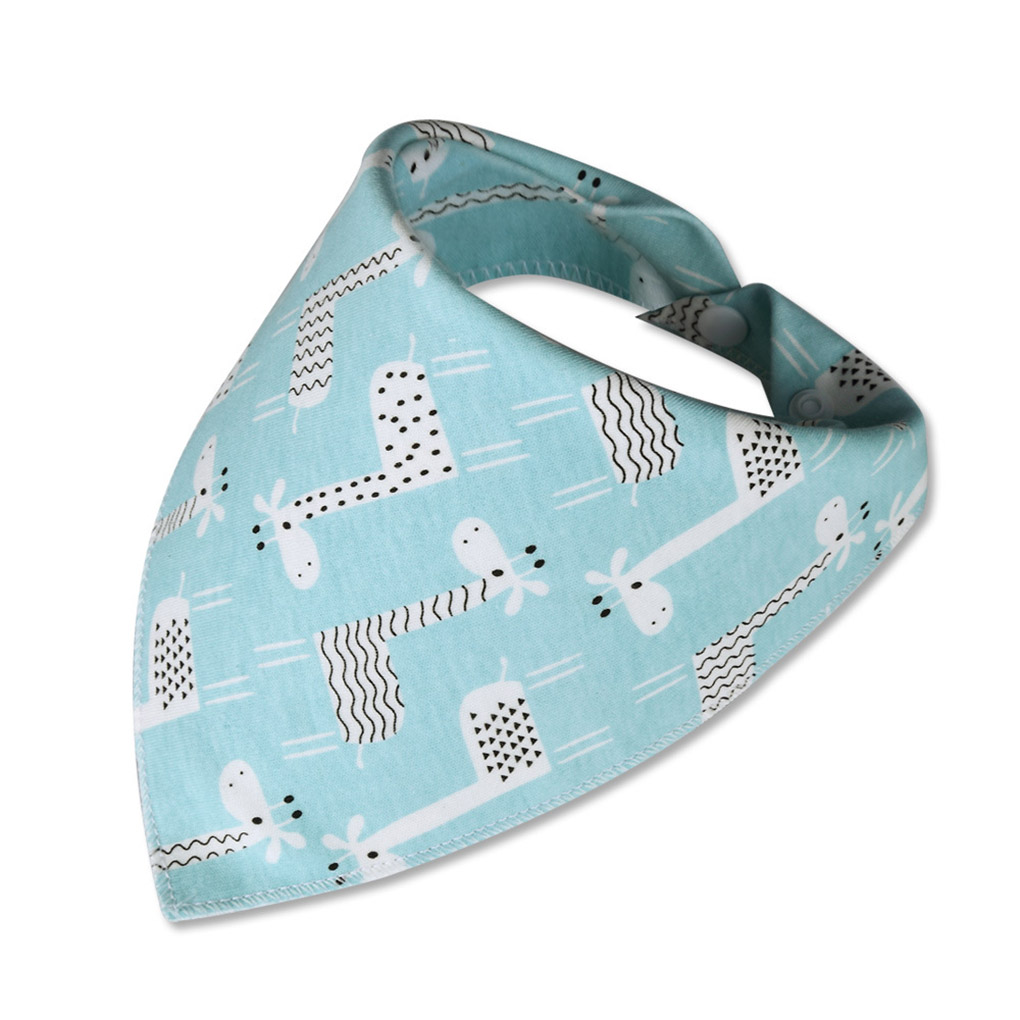 23 Kleuren Cartoon Leuke Baby Kids Zakdoek Baby Zacht Katoen Kwijlen Speeksel Handdoek Herbruikbare Peuter Gedrukt Bib: NO23