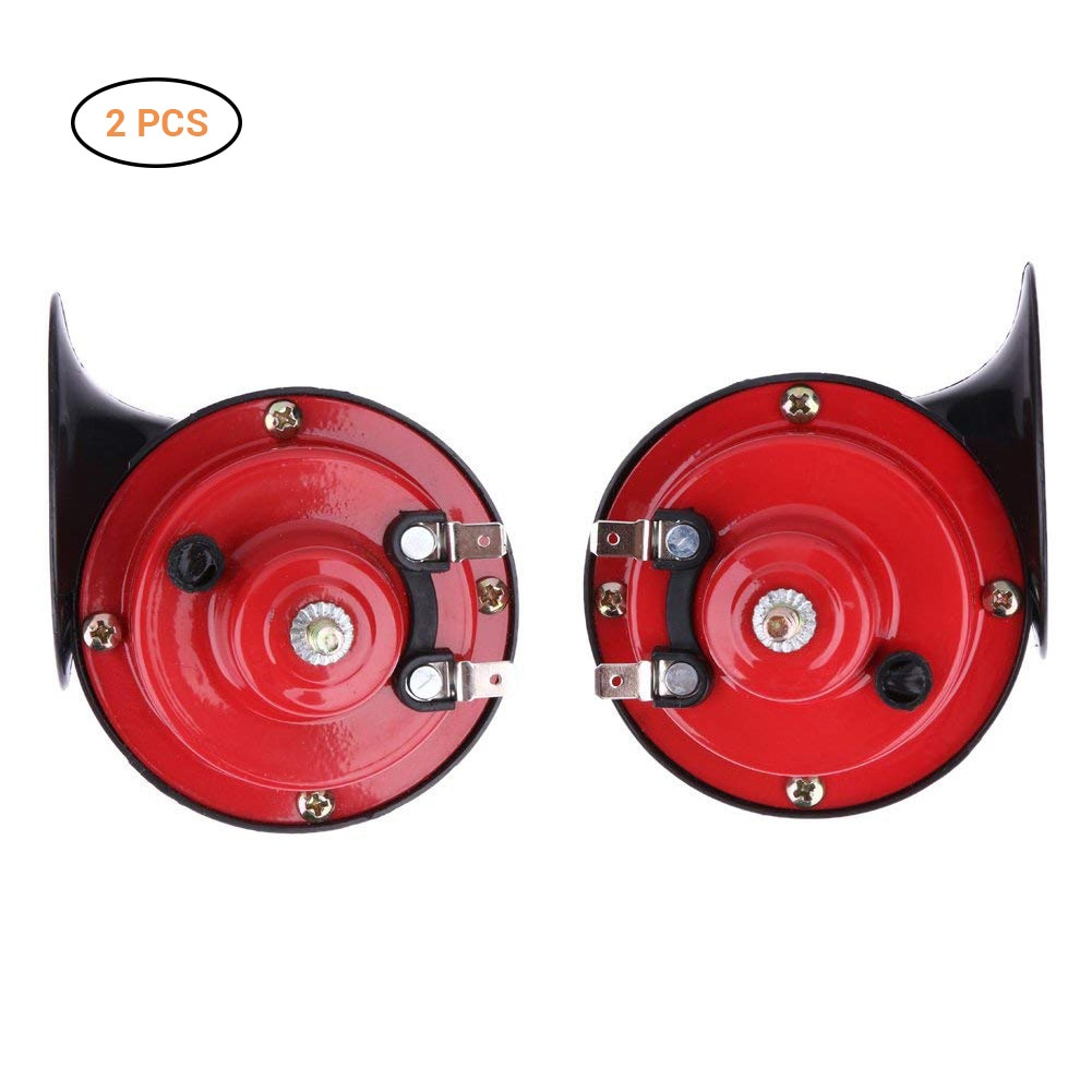 1 par universal bil auto 12v høyt horn elektrisk kjøretøy horn snegle horn luft horn