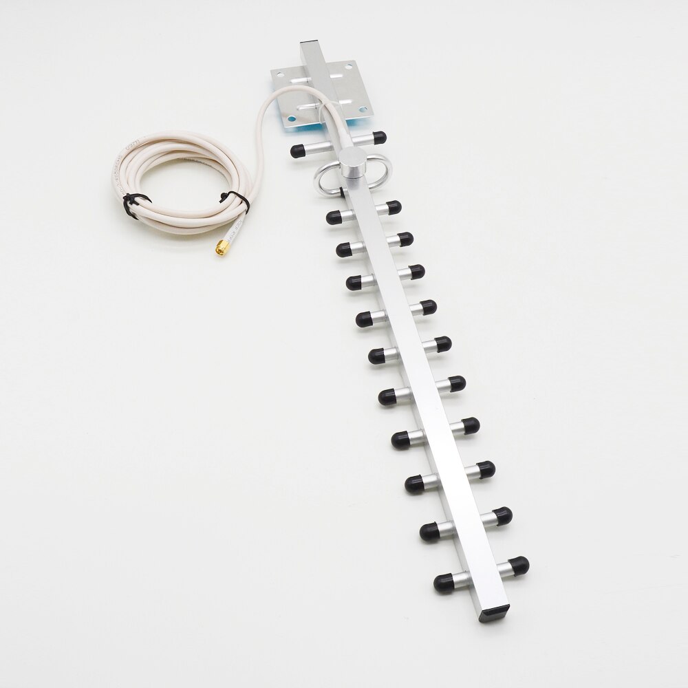 SMA 2.4GHz 15 DBi Yagi Wireless WLAN 2.4g WiFi Receiver Signal Extender Aerial 0.3m 1.5m 3m 5m 10m For Modem PCI Card Router