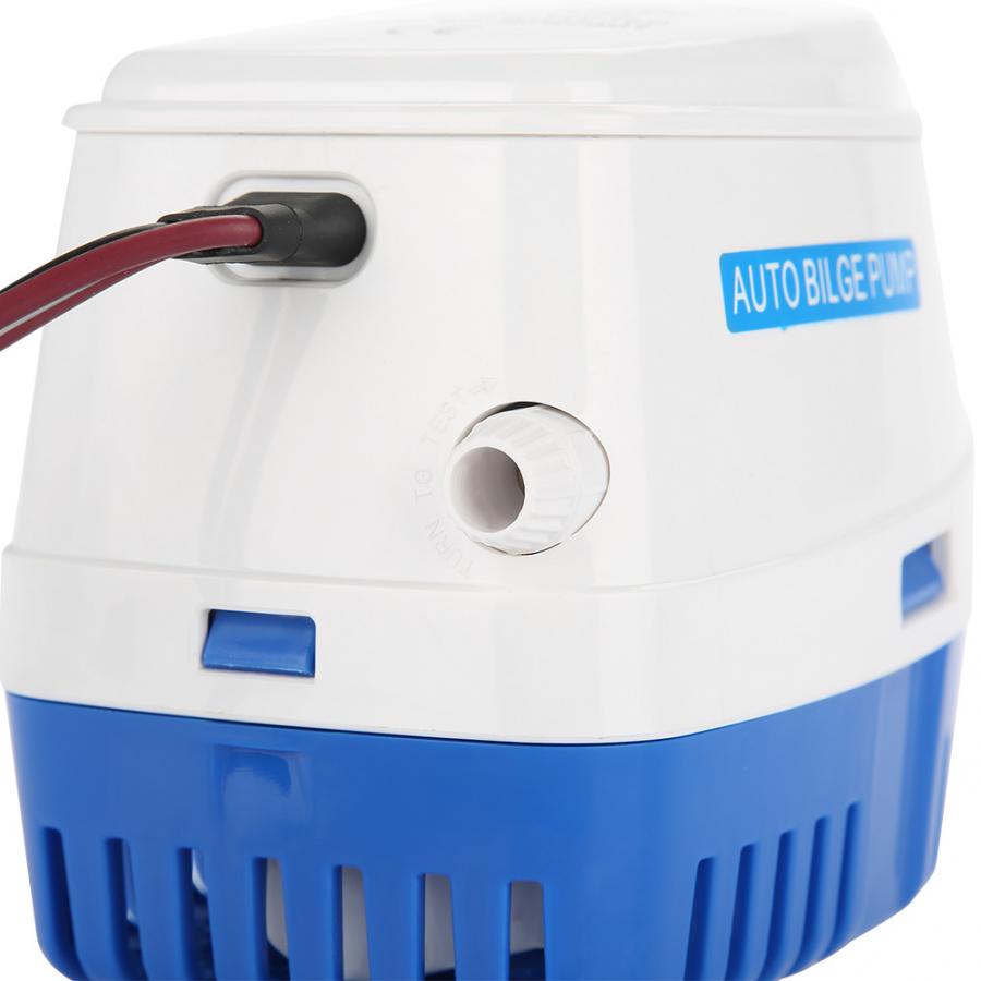 Automatic Bilge Water Pump 12V Boat Submersible Auto Pump With Float Switch Sea Boat Marine Bait Tank Fish