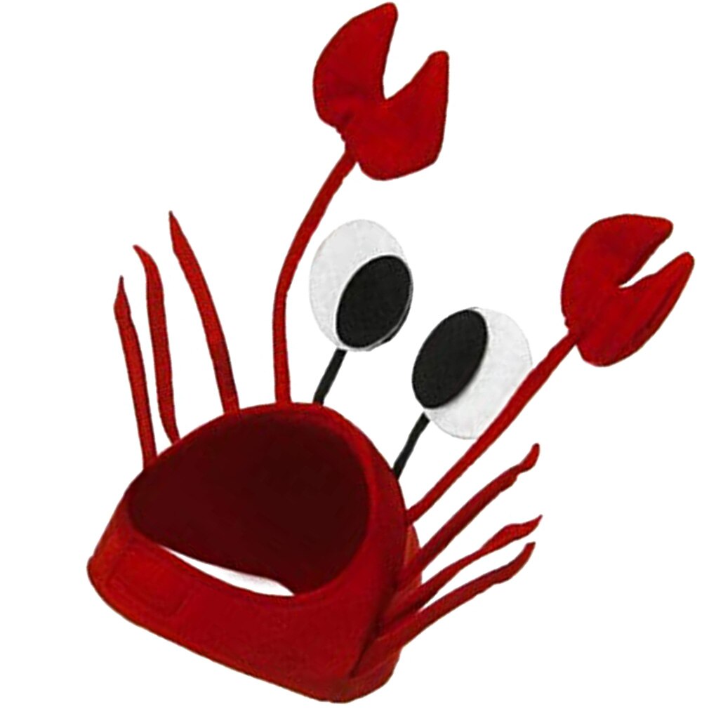 Drôle noël rouge homard crabe mer Animal chapeau accessoire de déguisement adulte enfant casquette bonne année