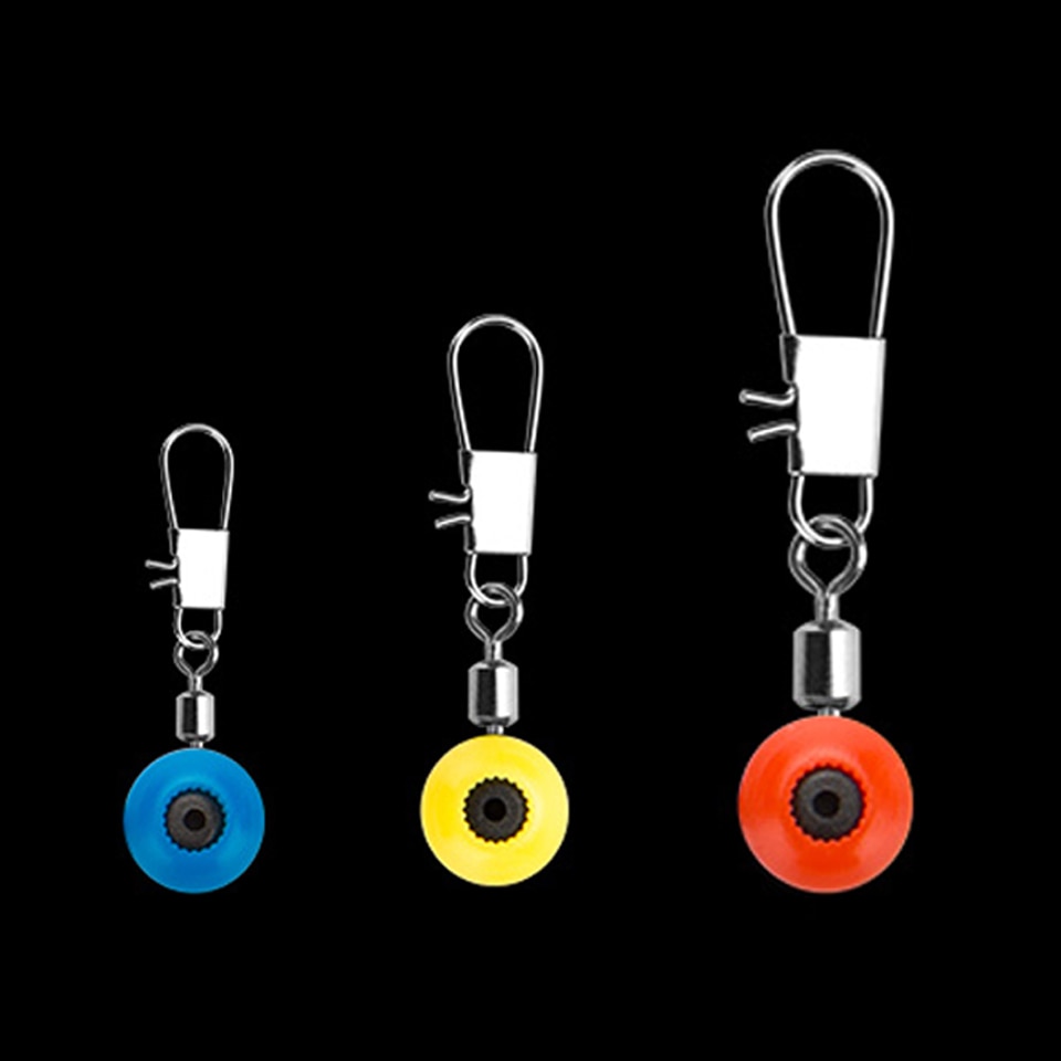 Connecteur de pêche Walk Fish 20 pièces/lot, bouchon de perles d'espace, pivot de pêche à grande vitesse, pièces de matériel de pêche