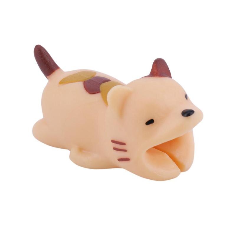 Data Cable Protection Sleeve Cable Winder Cute Animal Bite Cable Protector For iPhone Panda Bites Doll Model Holder Cable Winder: A