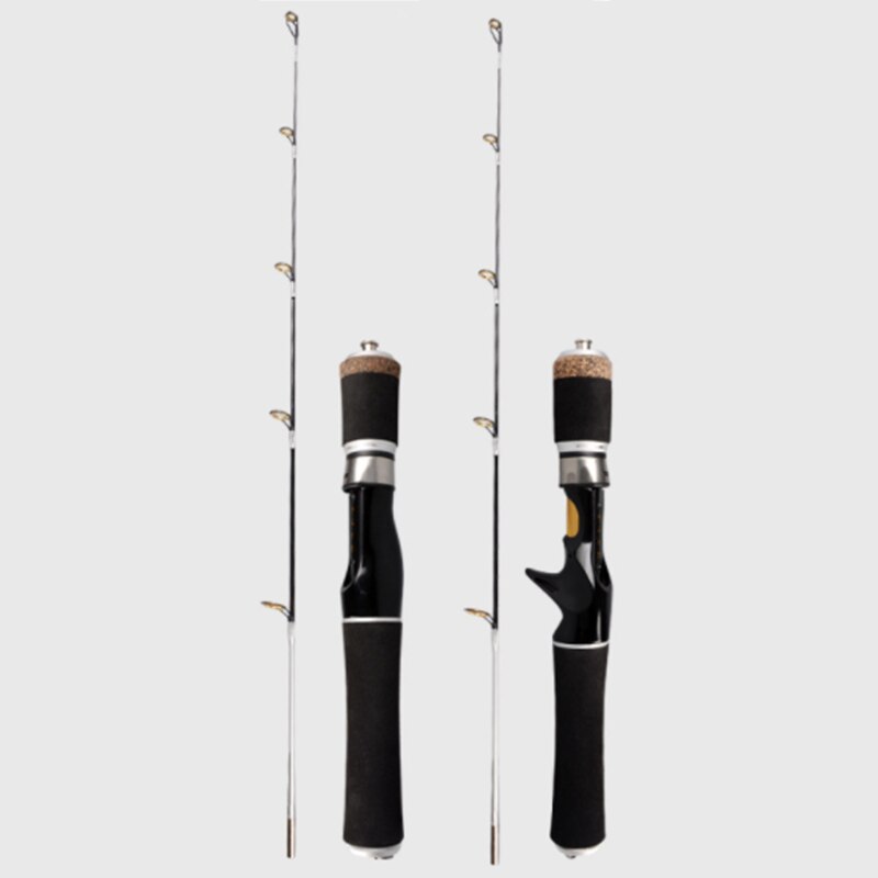 Ice Fishing Rod Set 55cm/85cm Epoxy Material Ultra Short Raft Rod Rod Travel Fishing Tackle