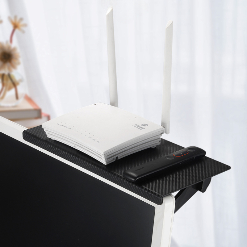 Thuis Organizer Verstelbare Tv-Scherm Top Plank Rack Computer Monitor Desktop Display Stand Tv Rack Router Opbergrek Houder