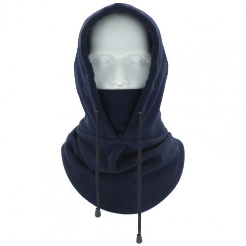 Outdoor Unisex Head Cover Winter Sport Fietsen Fleece Warm Cover Winter Hoed Cs Gezichtsmasker Winddicht Cap Verdikking Hoofddeksels: Navy Blue