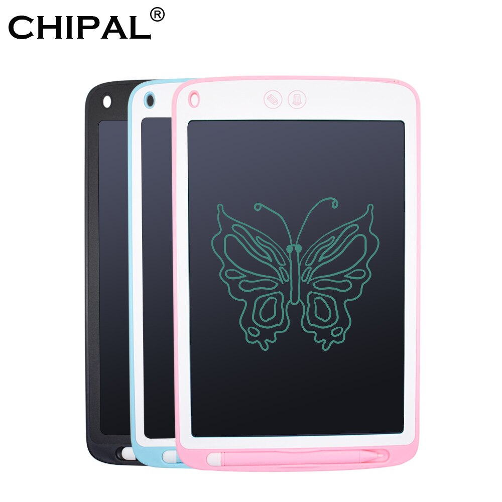 CHIPAL 10&quot; LCD Writing Tablet Partially Erasing Digital Drawing Tablet Handwriting Pads Portable Electronic Board Board with pen