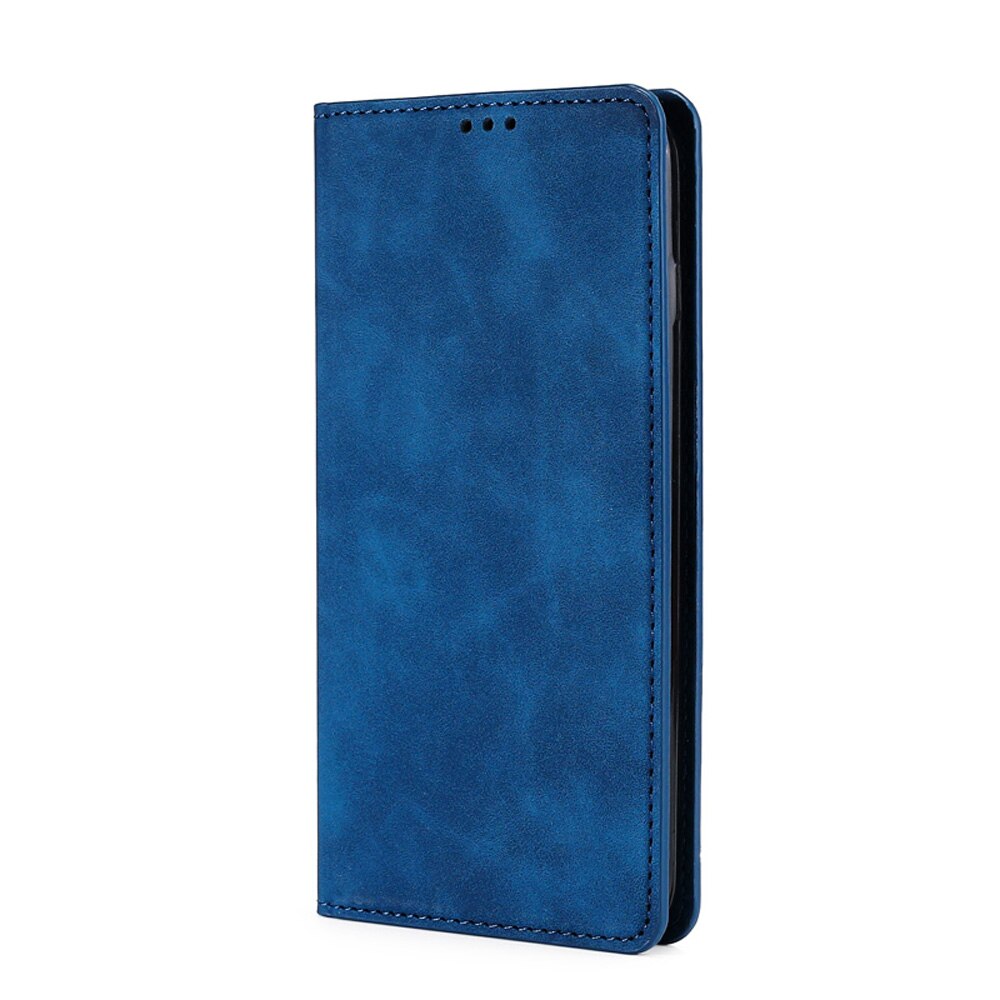 Luxury PU Leather Magnetic Phone Bag Card Holder Cover For Xiaomi Mi10 Lite Case For Xiaomi Note 10 Lite Flip Case Stand Holster: Xiaomi Note 10 Lite / Blue