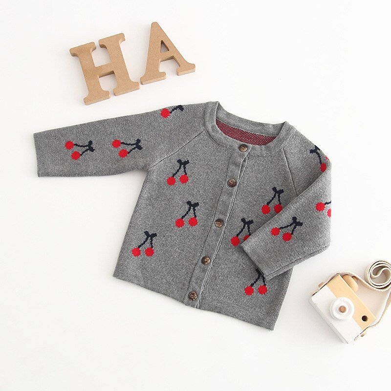 1-4y winter kinderkleding meisjes jassen print lange mouwen enkelrijs elastische ronde kraag knopen katoenen kleding