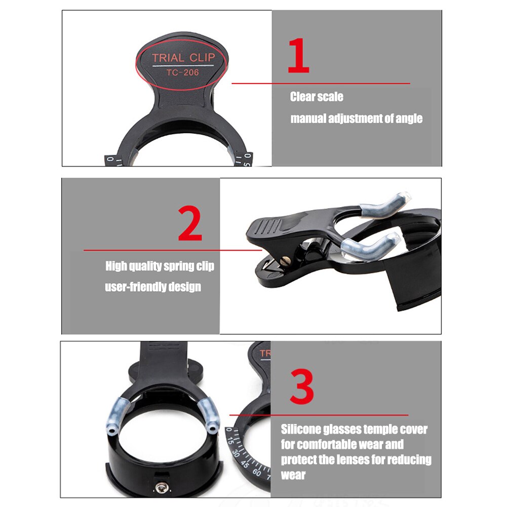 Optometric Trial Frame TC-1 Trial Clip On Glasses Optometry Optical Trial Frame Trial Frames TC-1