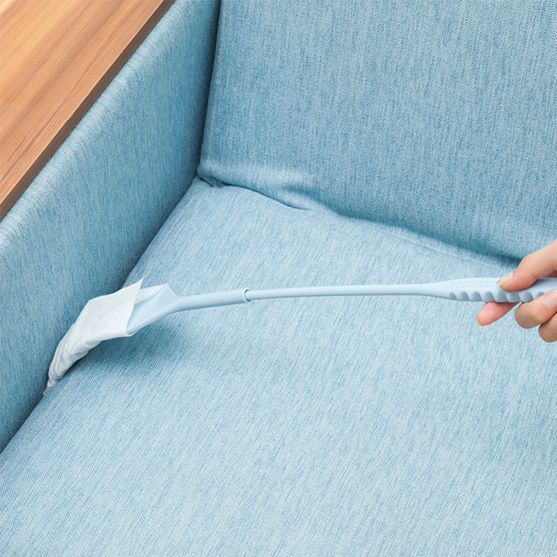 Aftagelig rengørings støvhul klud rengøringsbørste langt håndtag ikke-vævet støvrenser til øverste bund til køleskab sovesofa møbler