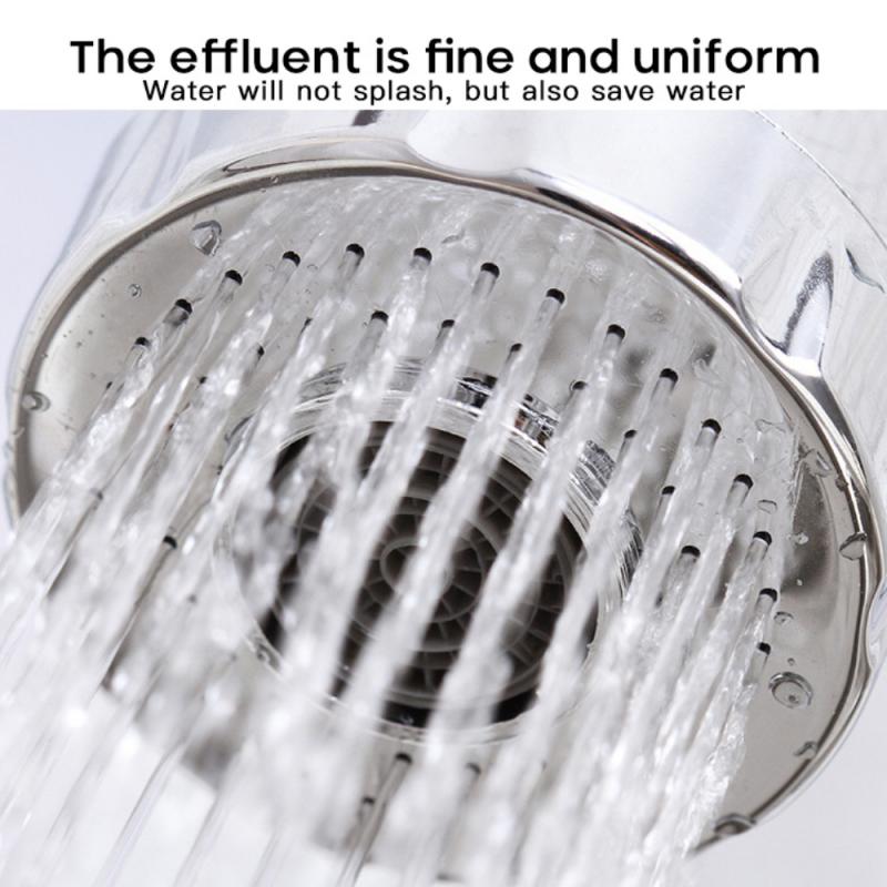 Innovative Kitchen Shower 360° Faucet Splash Stainless Steel Splash-Proof Universal Tap Shower Water Rotatable Filter Sprayer
