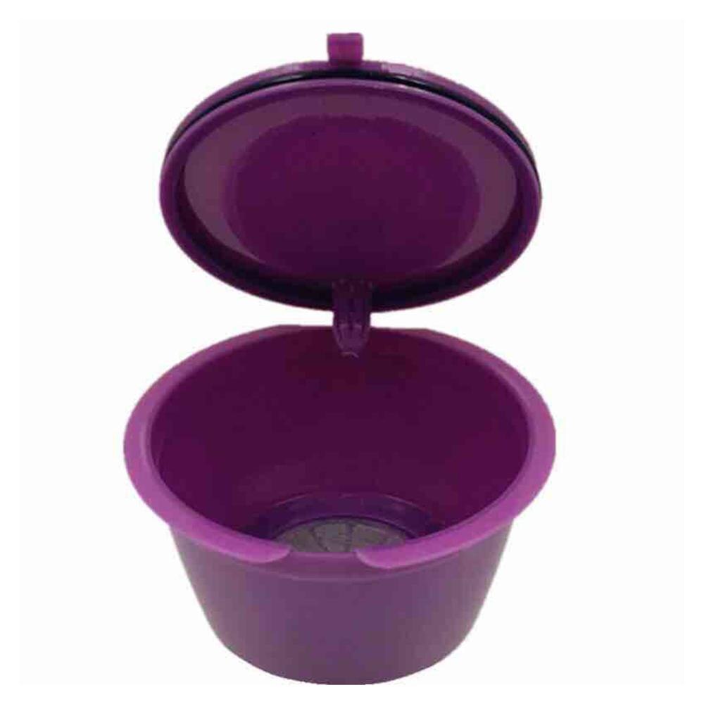 8 Colors Refillable Dolce Gusto Reusable Capsules Coffee Capsules Refill Coffee Fliter Compatible Nescafe Dolce Gusto Capsules: 2Purple