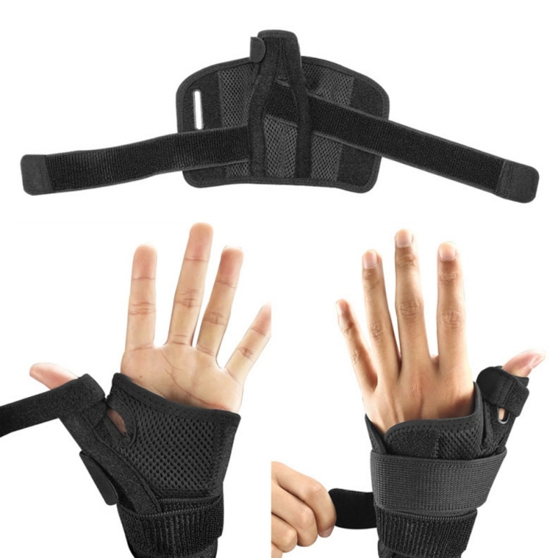Handledsstöd tummen stukning fraktur stag skena handleds hand handspärr handleds senan slida utlösare tummar skydd