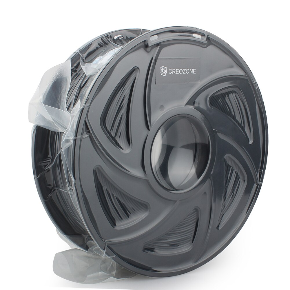 CREOZONE Premium Nylon Filament for 3D Printer Durable Wear-Resistant 3D Printing Materials Black Color 1.75 1KG Spool