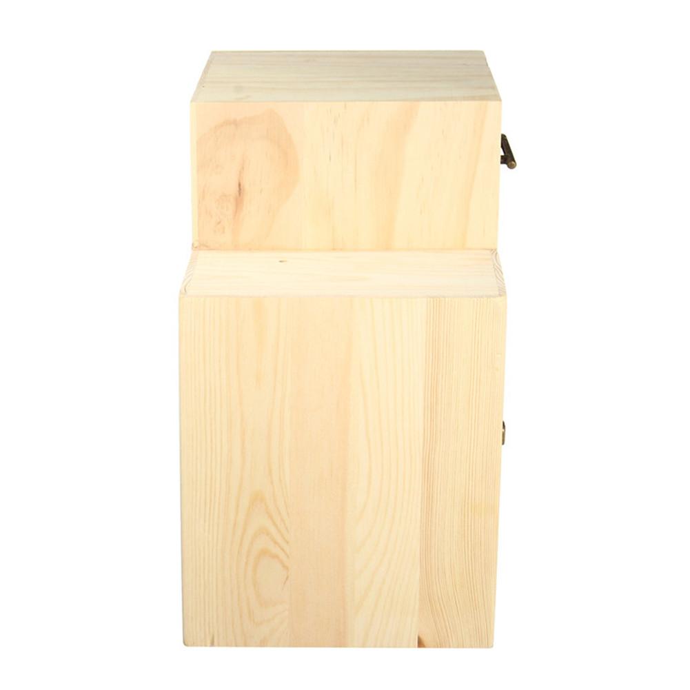 3-Layer Houten Essentiële Olie Opbergdoos Massief