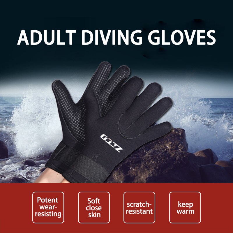 Extérieur anti-rayures garder au combinaison de plongée natation gants de plongée gants de natation équipement de plongée en apnée 5 Mm néoprène scubaspearpêche S-XL