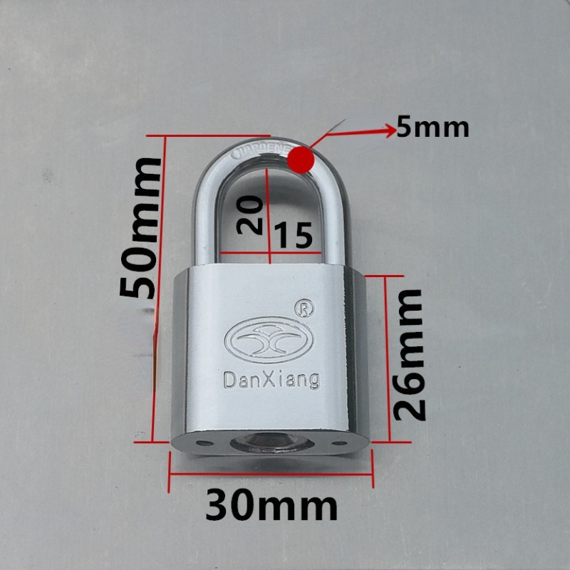 One key can open multiple locks, unlocking and opening multiple locks of the same model and size door lock Hanging （1 key）: Yellow