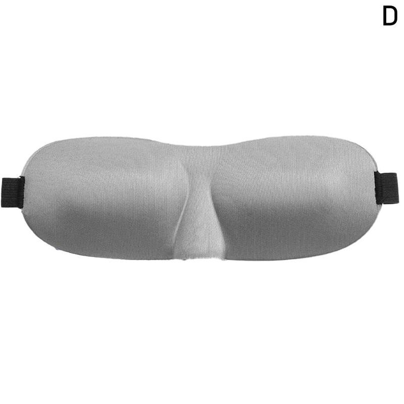 3D Sleep Mask Sleeping Eye Mask Yes / No nose Eyeshade Cover Shade Eye Patch Women Men Soft Portable Blindfold Travel Eyepatch: D
