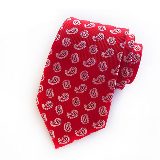 Ties for Men Wedding Business Formal Wear Neckties Polyester Jacquard Ties 8 CM Neckwear Men: 17