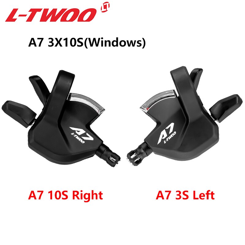 LTWOO A7 3X10 30 Speed Derailleurs Groupset Shifter + Rear Derailleur + Front Derailleur For MTB Bike 10V Rear Switchs: A7 3x10s a pair