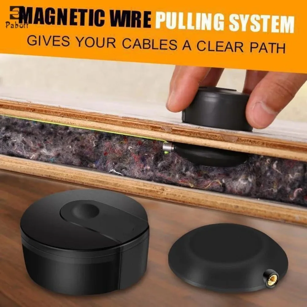Wiremag Puller Magnetic Cable Pulling System Wall Wire Fishing Guide Tool Garden Repair Threader Easy Use Hand Tool