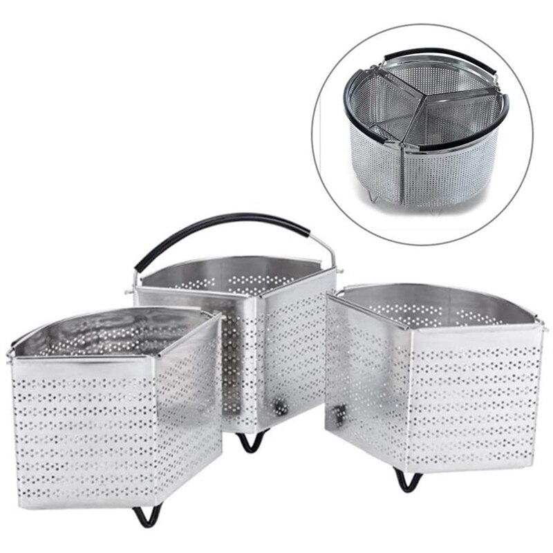 Steamer Basket for 6 Qt Pressure Cooker,Pressure Cooker Accessories Compatible for Ninja Foodi Other Multi Cookers