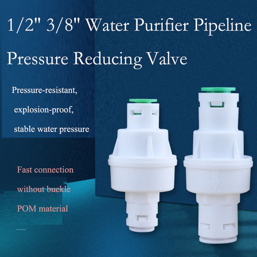 General 1/4&quot; 3/8&quot; Water Purifier Pressure Reducing Valve Fittings Advanced Tap Water Pressure Regulating Valve Pressure Regula