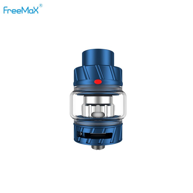 Original Freemax Fireluke 2 Subohm Tank 2ml/5ml Capacity with TX1 & TX2 mesh coil slide-to-open top fill vs Mesh Pro Tank: Metal Blue