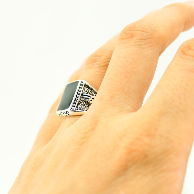 Vintage Silver Plated Simple Metal Engagement Ring... – Vicedeal