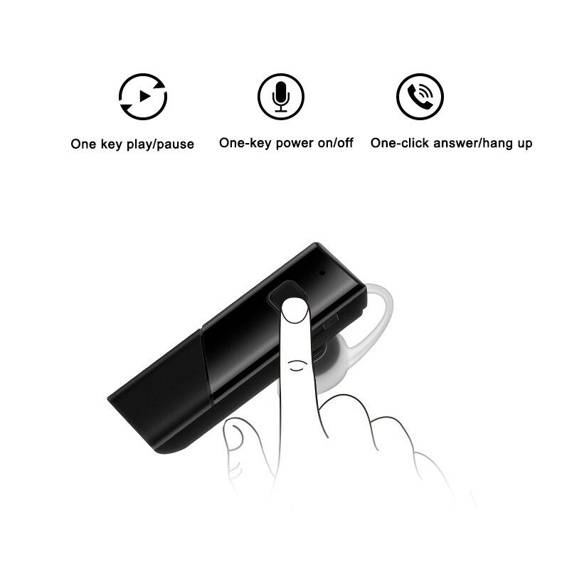 Bluetooth Koptelefoon Handsfree Draadloze V4.1 Headset Business Headset Auto Drive Call Sport Oordopjes Voor Iphone Huawei