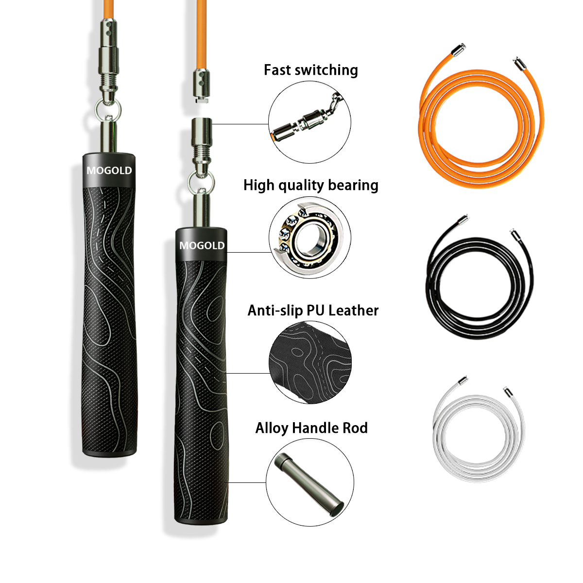 Juego de cuerdas para saltar de tres cuerdas, equipo deportivo para gimnasio, ejercicio físico de peso para adultos en casa, cuerda de peso ajustable