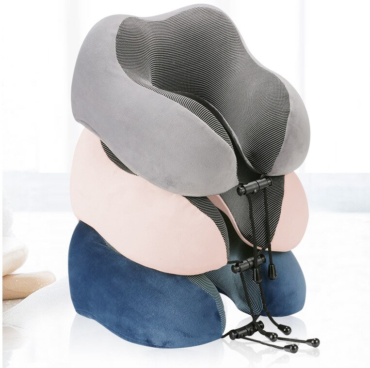 U Pillow Memory Foam Cushion Lumbar Pillow Travel Airplane Pajama Tool Neck Support Pillow-Style Napping Pillow