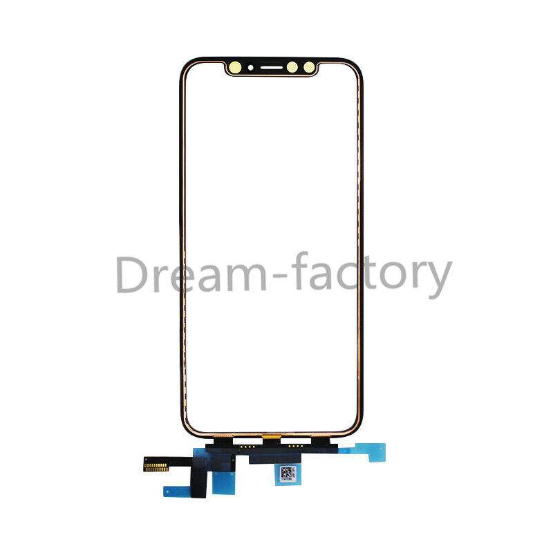 Original Touch Panel Screen Digitizer Replacement with Flex Cable for iPhone X Xr Xs Max 11 pro Max 12