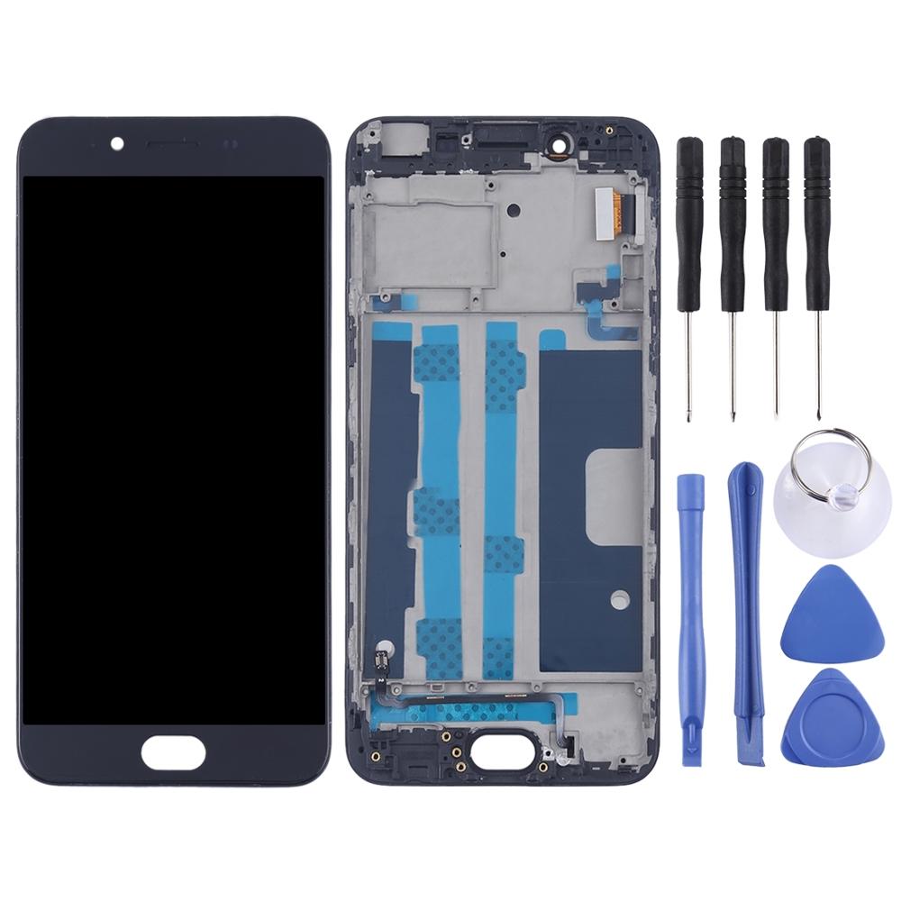 Lcd-scherm Voor Oppo R9s Lcd-scherm Touch Digitizer Vergadering Screen Aaa: Black