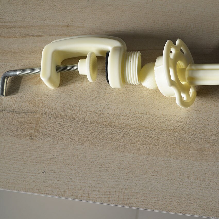 Gud hvit farge plast vanlig størrelse trening hodet holder mannequn hodet lite stativ