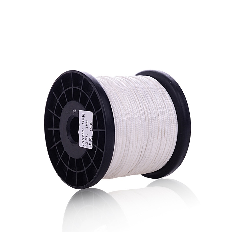Anzhenji stark 16 -trådig fiskelina extra tjock störlina diameter peche 1mm 2mm 3mm 4mm 5mm
