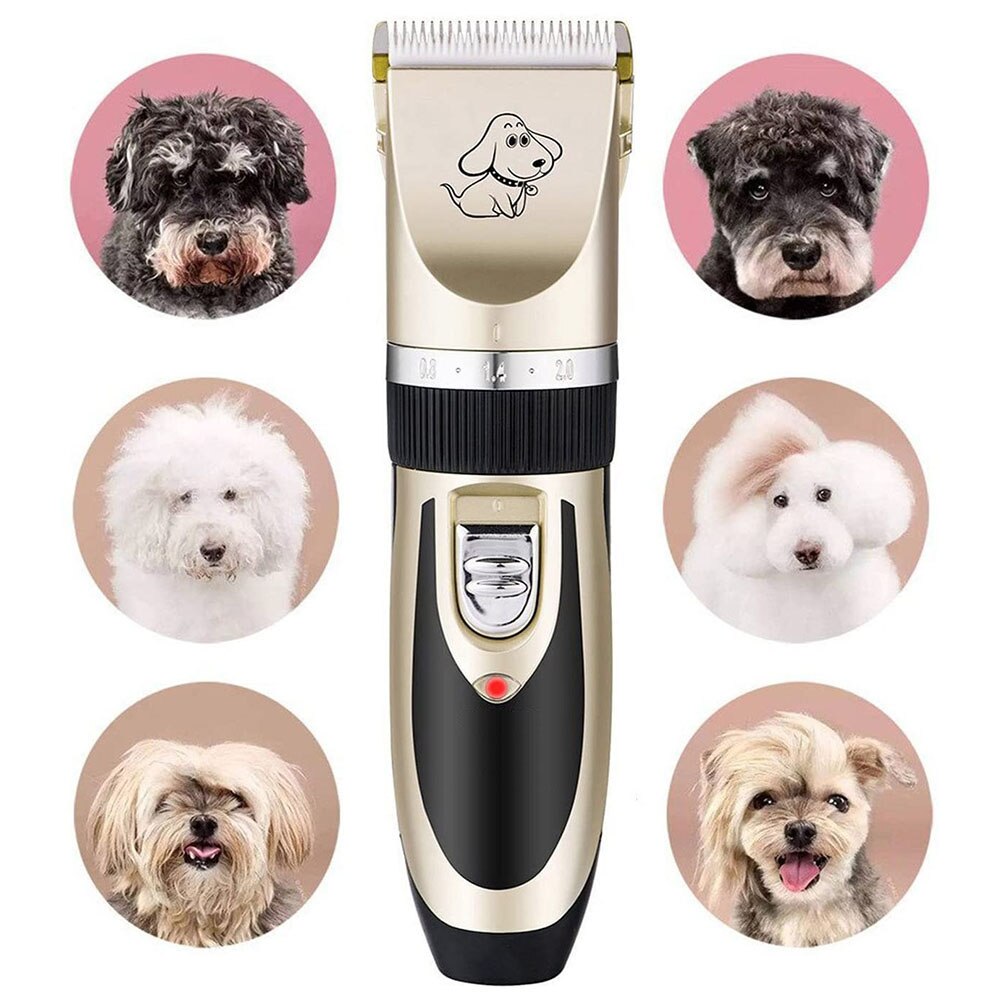 Pet Hair Trimmer Set Electrical Dog Hair Trimmer USB Charging Pet Hair Clipper Rechargeable Low-noise Pet Hair Clip