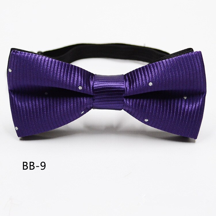 Corbata de lazo clásica a rayas Pliad mariposa para niños accesorio de escolar niños niñas pajarita para el cuello pajarita de poliéster