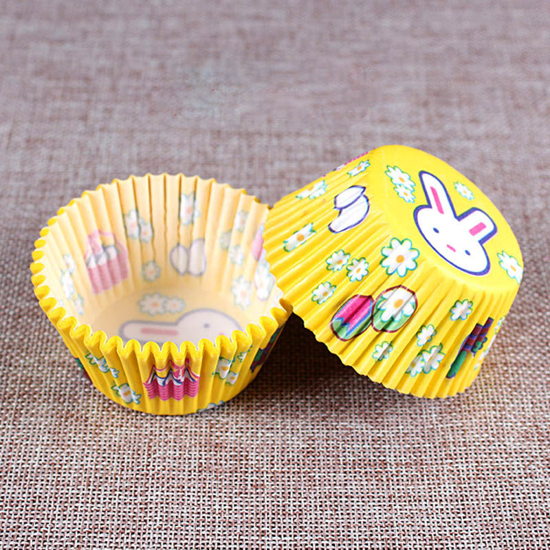 100 stuks cupcake liner bakken cup 5 stijlen cupcake papieren vormpjes taartdoos Cup eitaartjes lade cakevorm decoreren gereedschappen