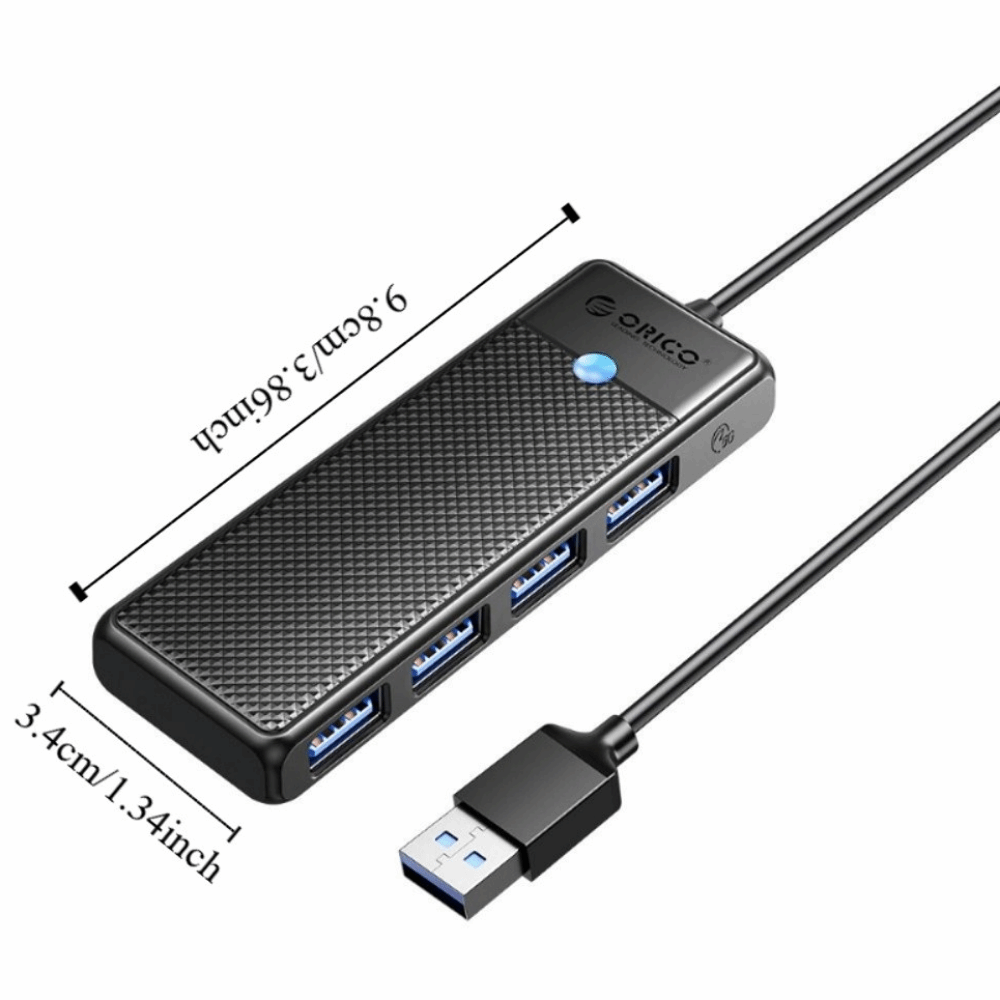 Adaptador usb 4- por , divisor usb 3.0, extensão de transferência de dados 4 in para 1, hub usb 3.0, conector de alta velocidade, expansor de porta usb, disco rígido.