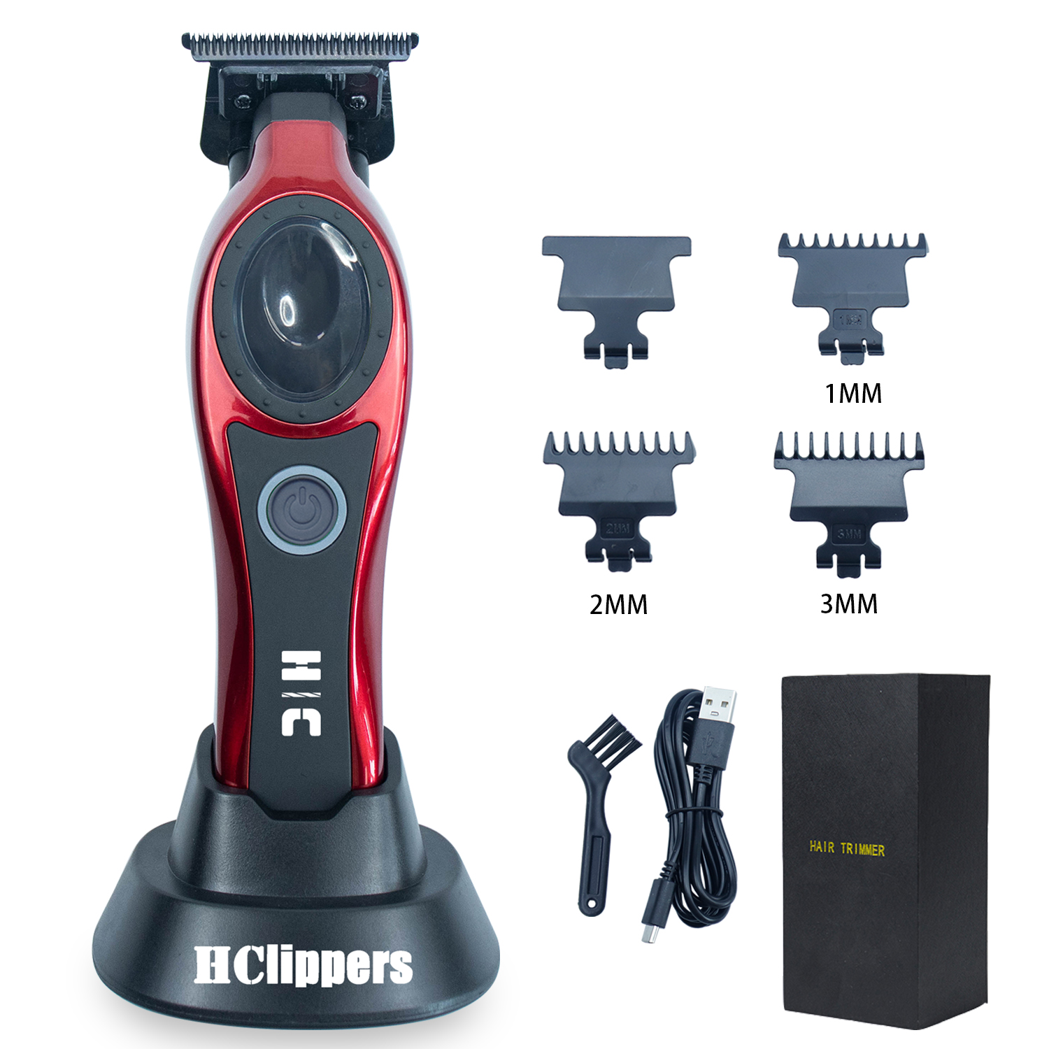 HClippers Barber Hair Trimmer Men's Electric Hair Clipper with DLC Coating Blade for Hair Styling Trimmering HC231S: Yellow