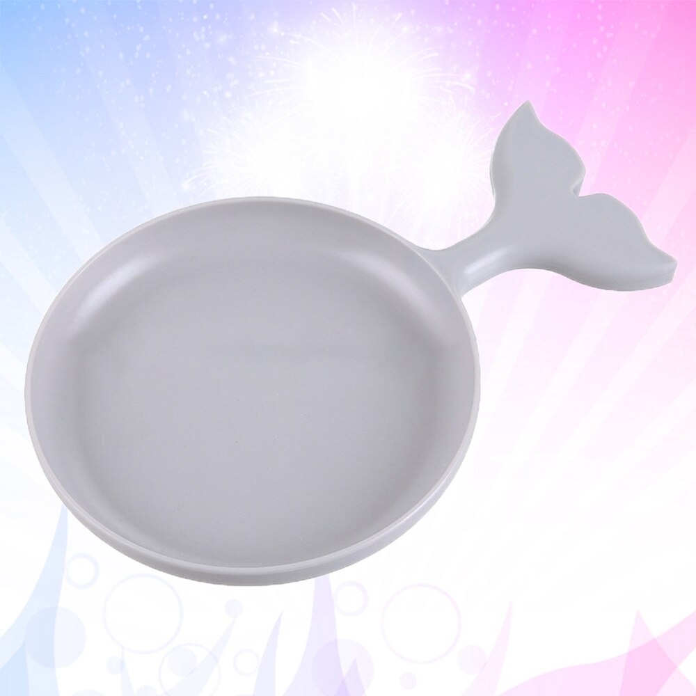 Fish Shape Serving Plate Desserts Tray Fruit Snack Dish Dinnerware Tableware Grey