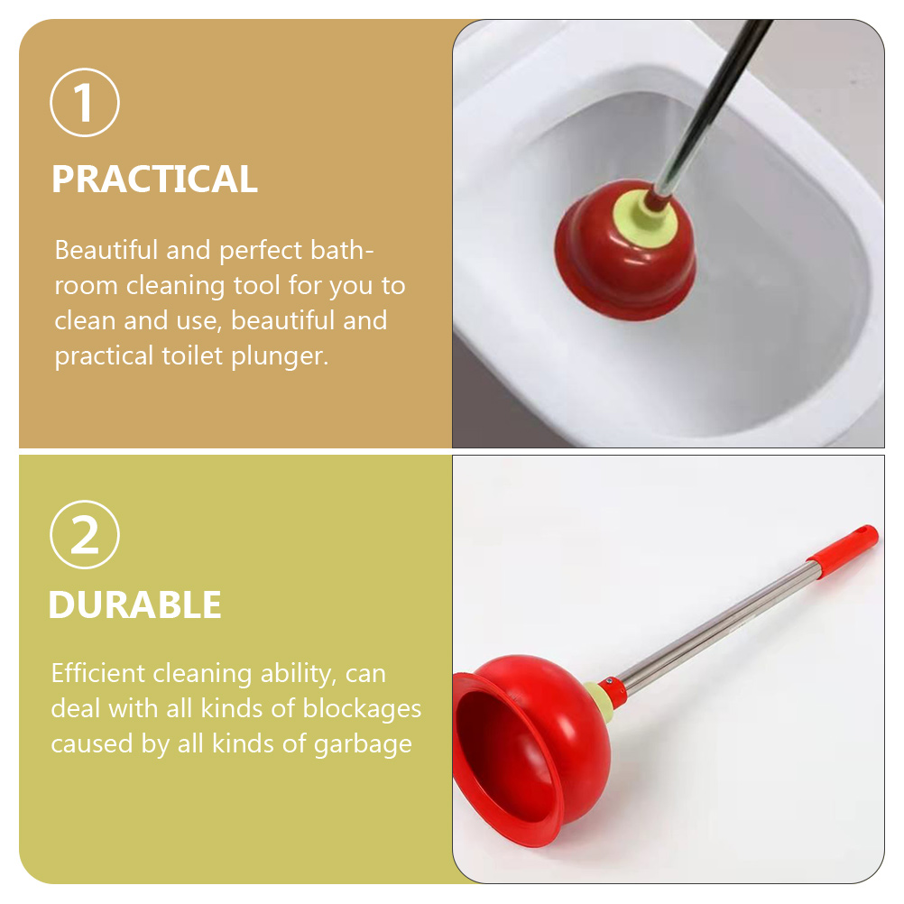 Long Handle Toilet Plunger Long Handle Plunger Toilet Suction Drain Plunger