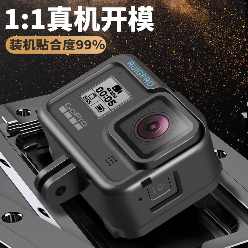 Gopro Hero 8 Camera Frame Side Opening Kan Verticale Schieten En Opladen Beschermende Shell Met Shoe Gopro8 Accessoires