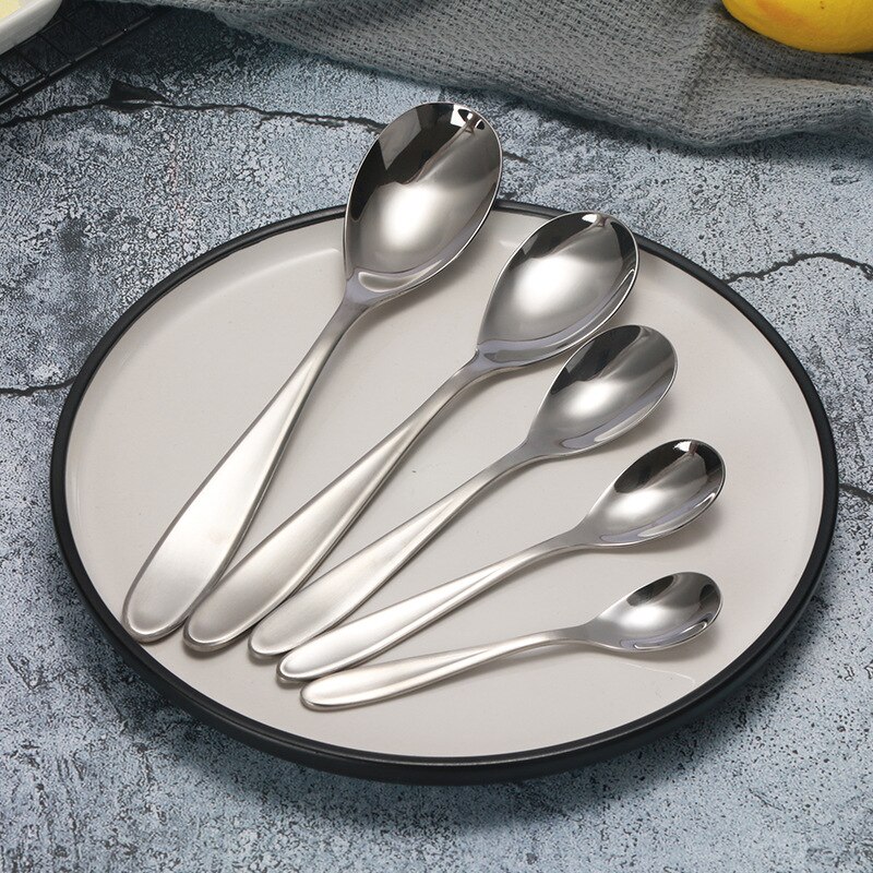 304 Stainless Steel Western Food Knife And Fork hanyi Series Steak Knife Dinner Fork Dessert Stirring Spoon Fruit Fork