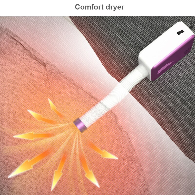 Secador de ropa eléctrico, además de ácaros, portátil multifuncional, calentador de viento cálido, zapatos de secado de Manta, secador de pelo para mascotas