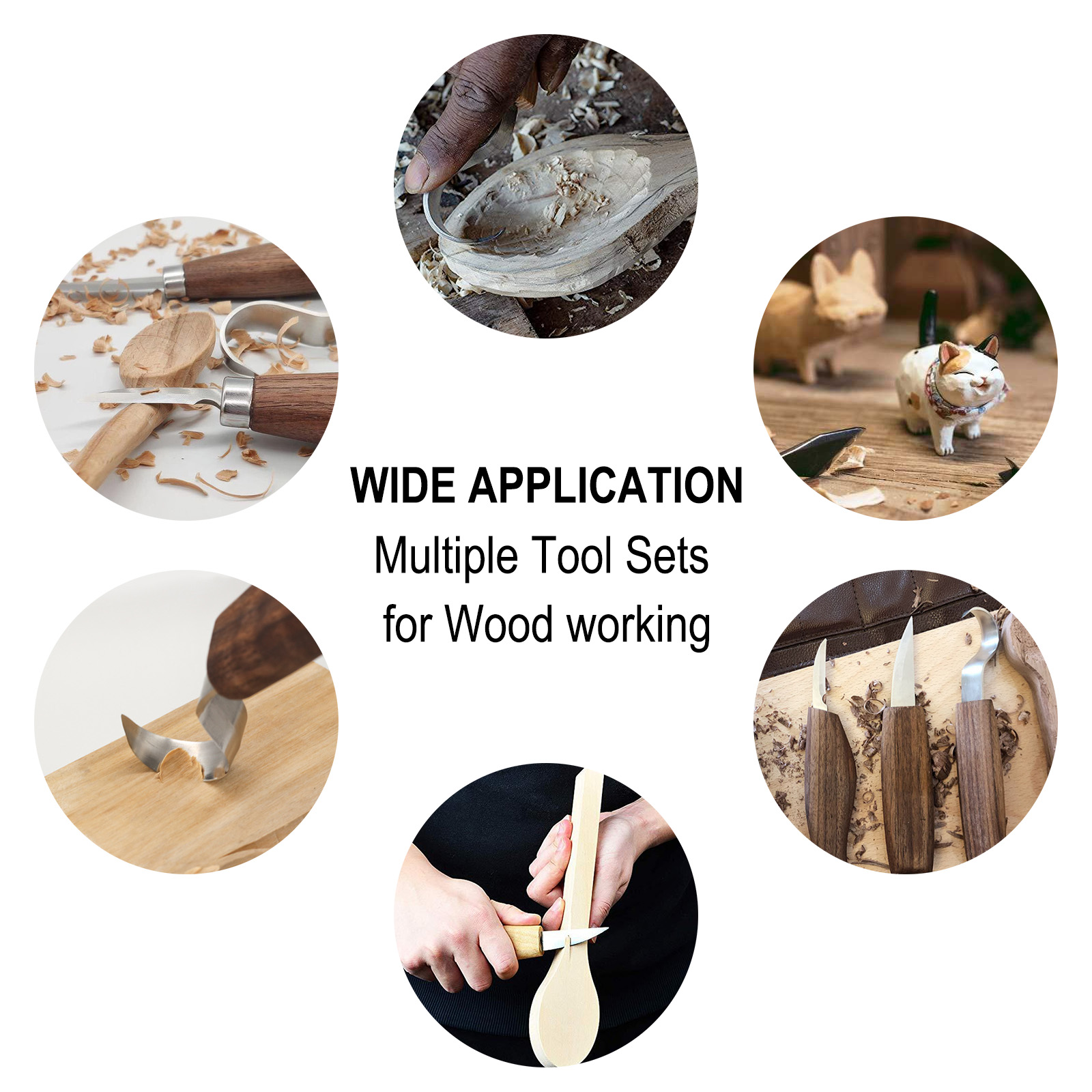 Wood Carving Knife Set Wood Chisel Sharp-edged Engraving Wood Cutter For DIY Household Woodworking Crafts Carving Tools